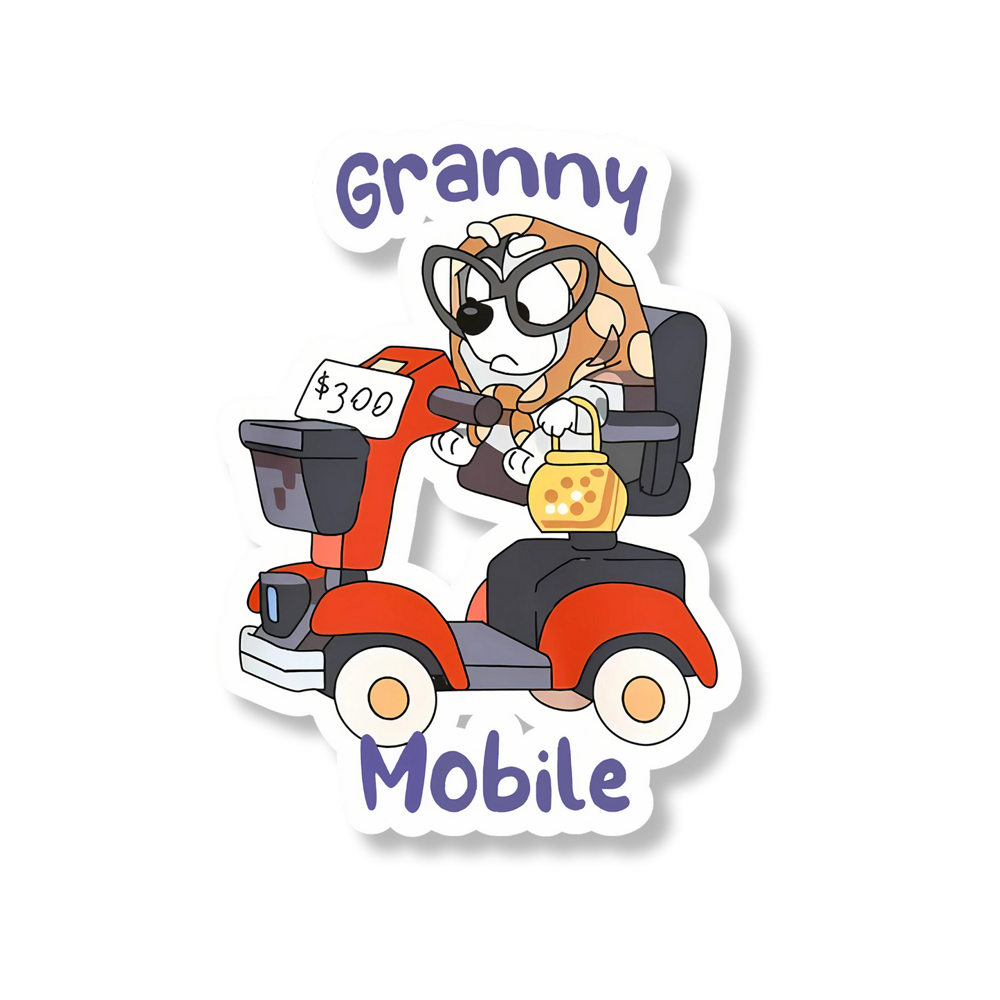 Granny Mobile Sticker