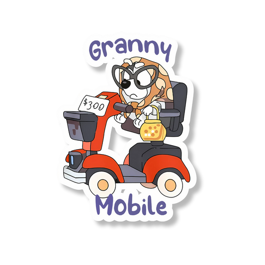 Granny Mobile Sticker