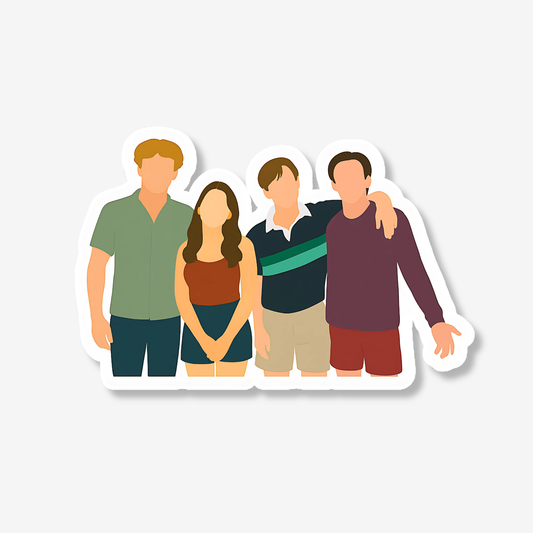 Summer Best Friends Sticker