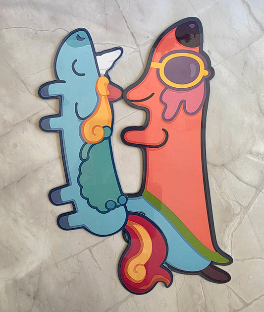 Long Dog Bookmark